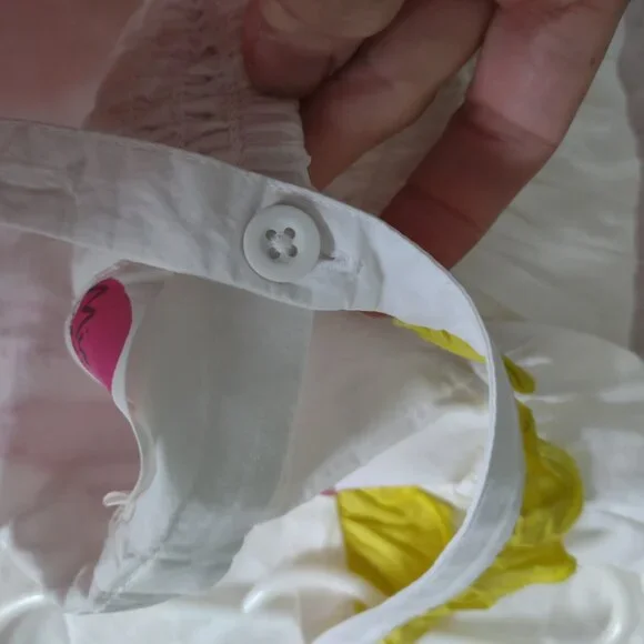 Mini Boden Embellished Frill Sleeve Dress - Picture 7 of 8